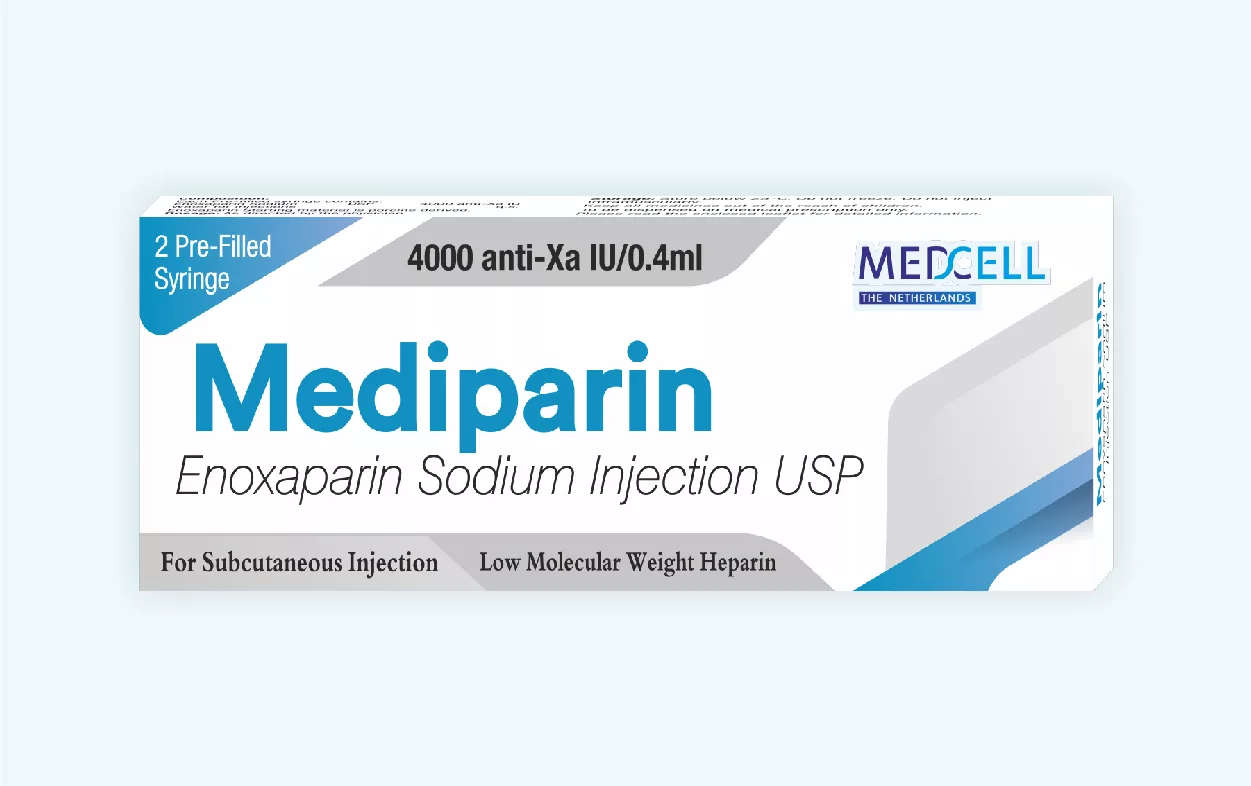 super speciality- blood thinner mediparin 4000 enoxaparin sodium pulmonary embolism treatment
